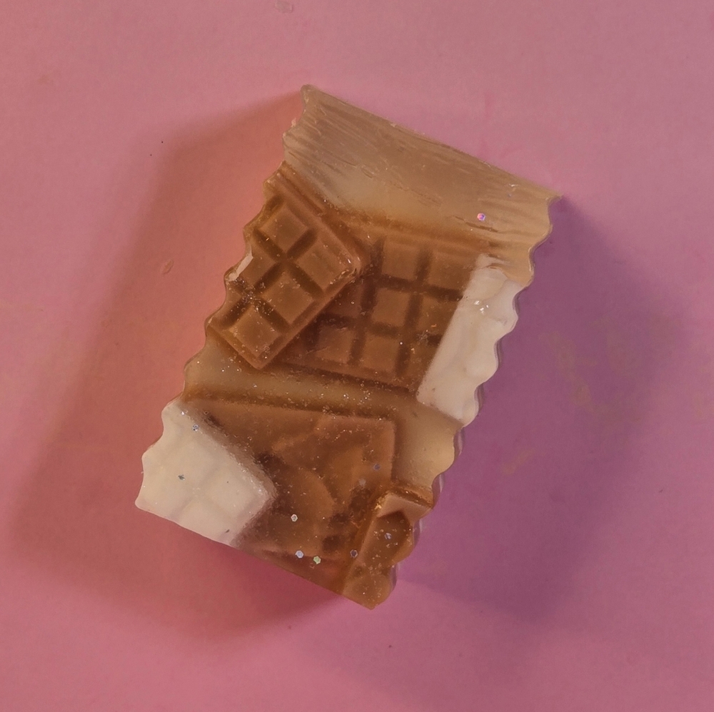 Chocolate Drizzle Handmade Goat Milk & Shea Butter Soap 5 oz - Gentle Clean…